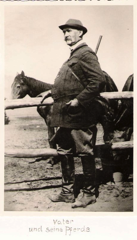 Vater und seine Pferde